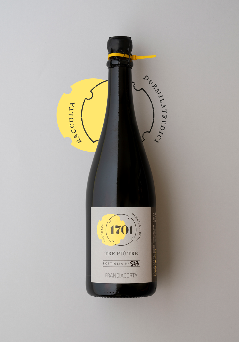 1701 Tre più Tre Millesimato 2013 Franciacorta Docg LIMITED EDITION
